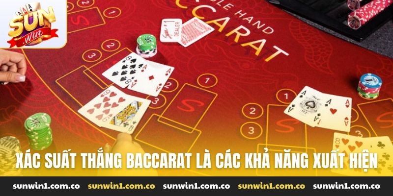 Xác suất thắng Baccarat là các khả năng xuất hiện